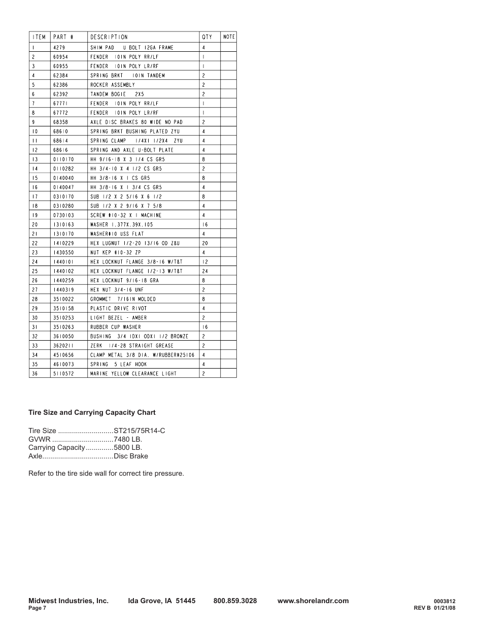 ShoreLand'r SRV58TBB User Manual | Page 7 / 10