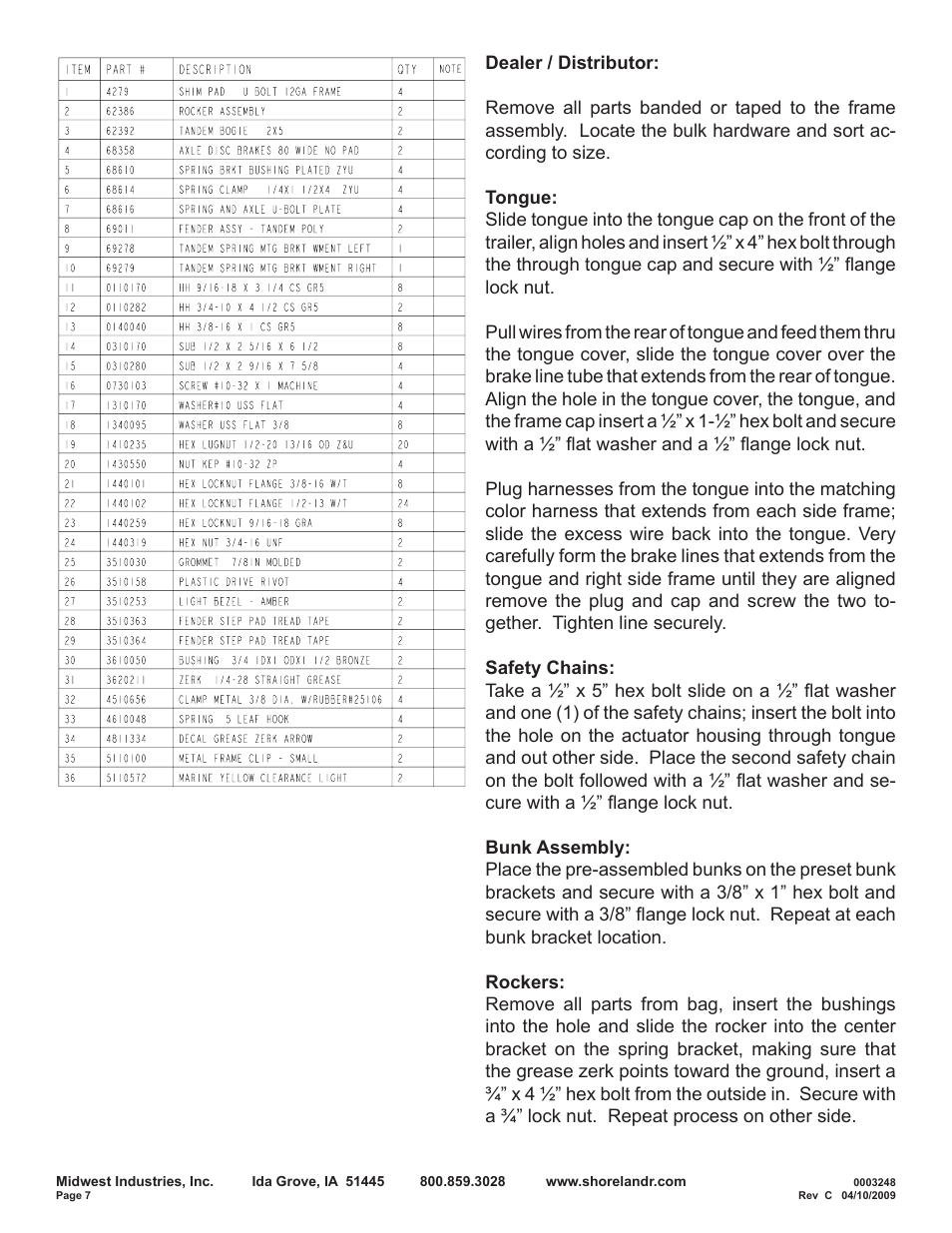 ShoreLand'r SRV59TBBA User Manual | Page 7 / 10