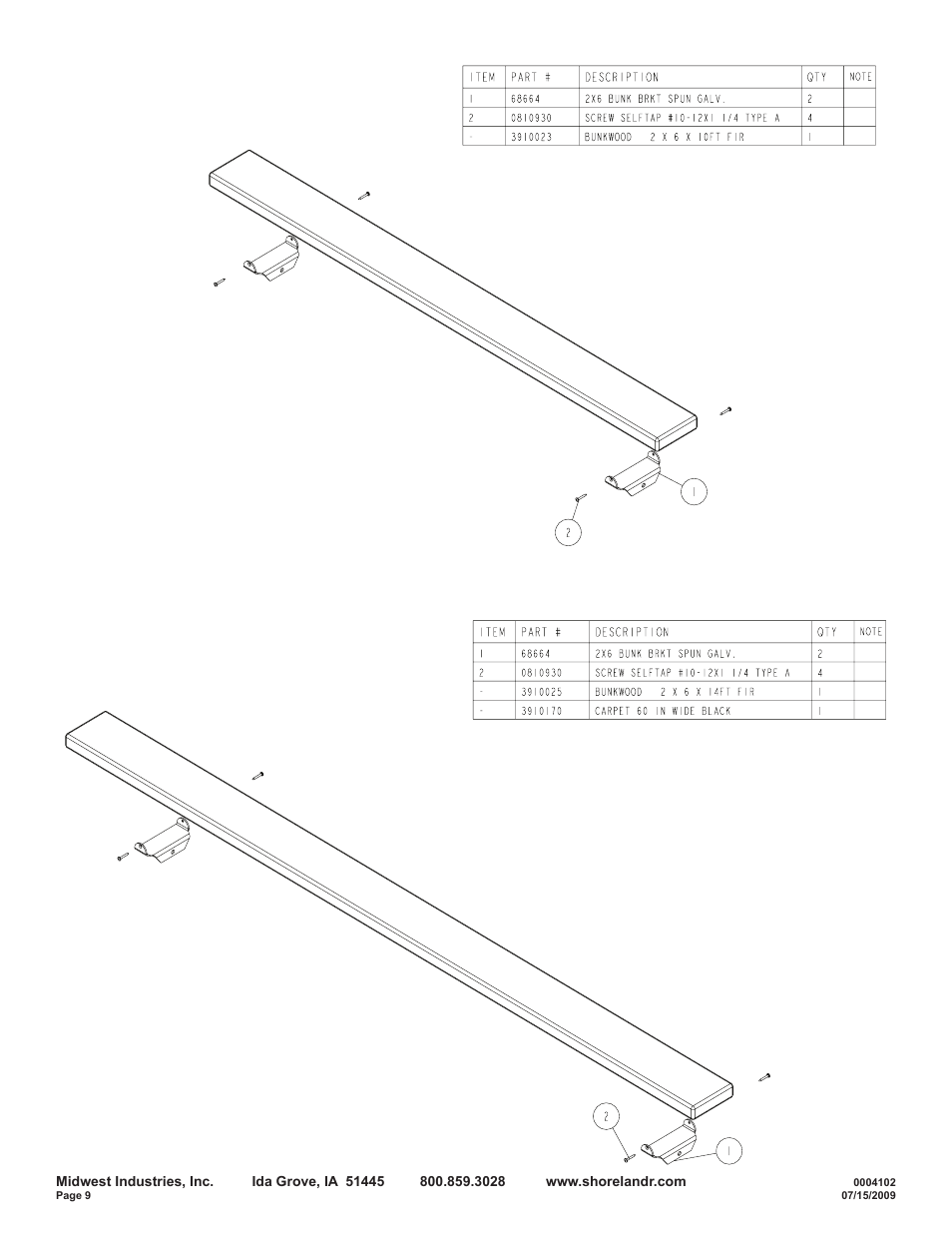 ShoreLand'r SRV59TCBBA User Manual | Page 9 / 9