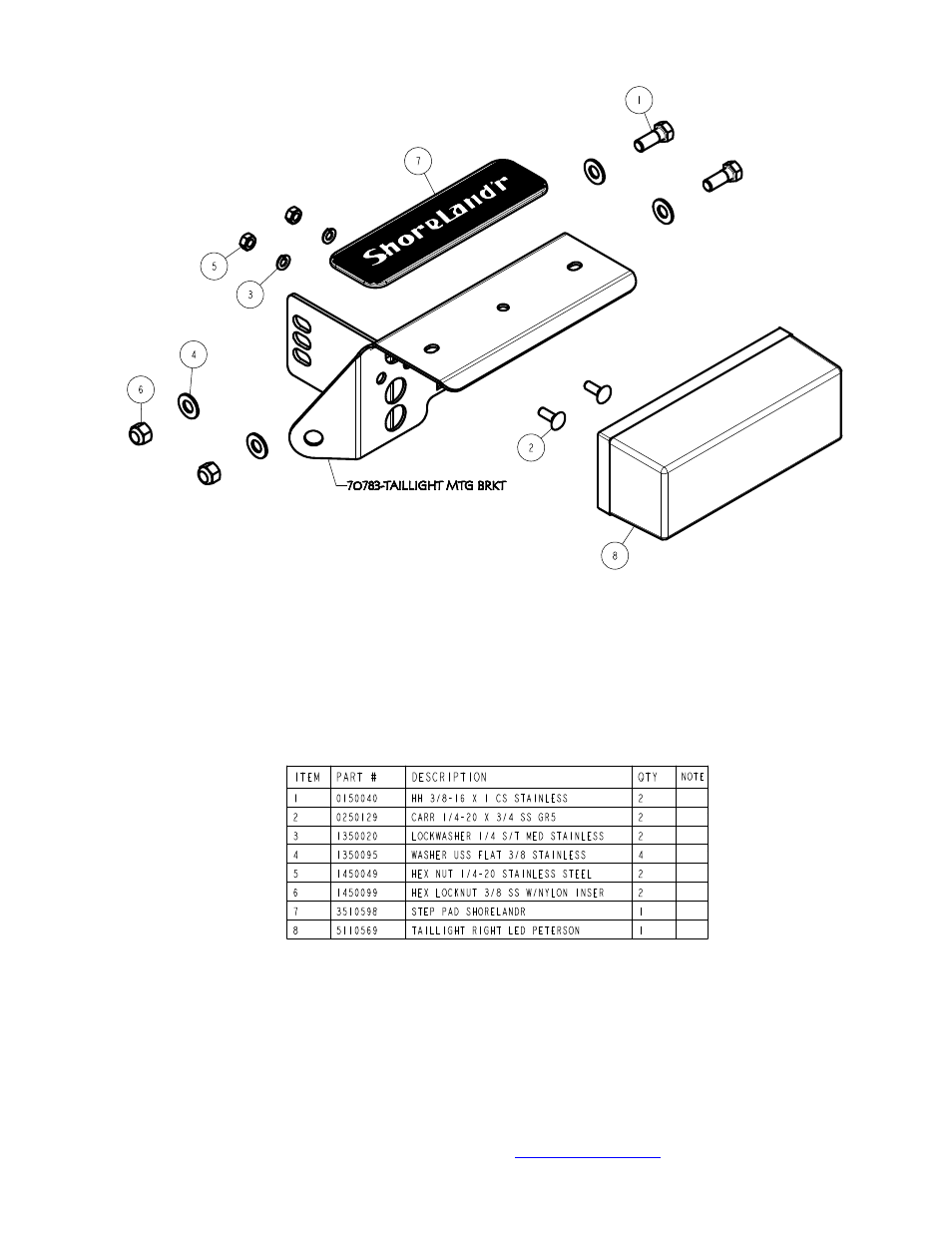 ShoreLand'r TRV40TABBXLAL User Manual | Page 4 / 18