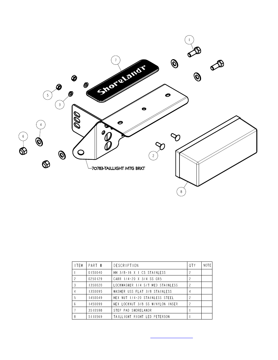 ShoreLand'r TRV50TBBSAL User Manual | Page 4 / 19