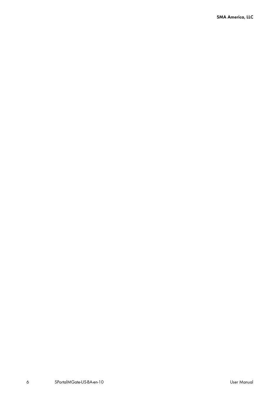 SMA SB 240-US-10 User Manual | Page 6 / 75