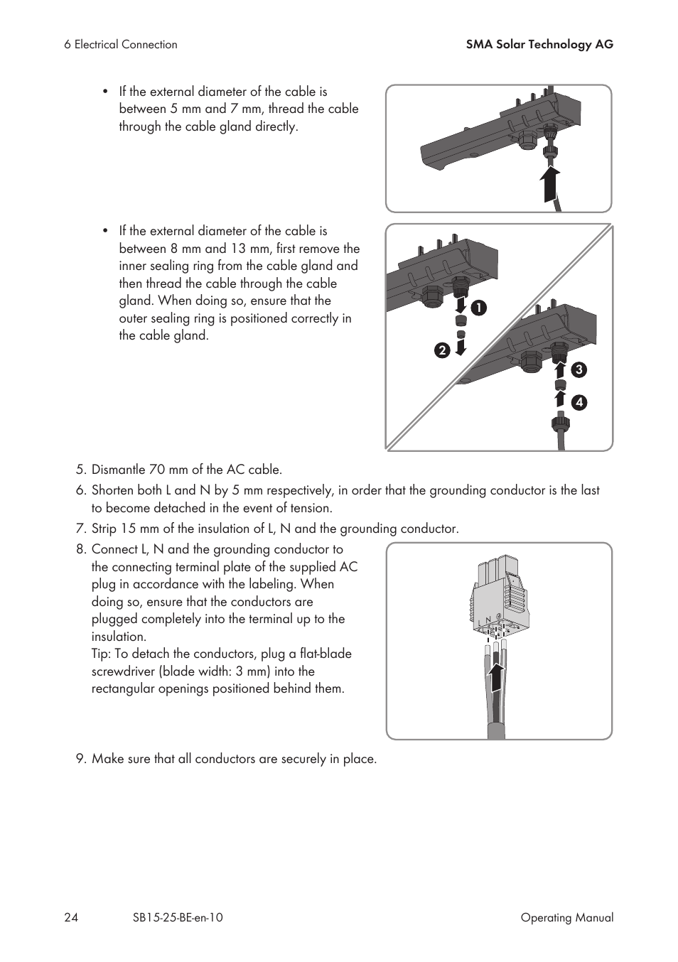 SMA SB 1.5-1VL-40 User Manual | Page 24 / 60