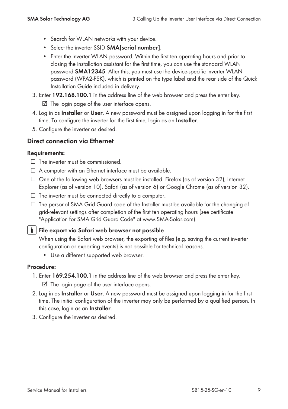 SMA SB 1.5-1VL-40 Service Manual User Manual | Page 9 / 36