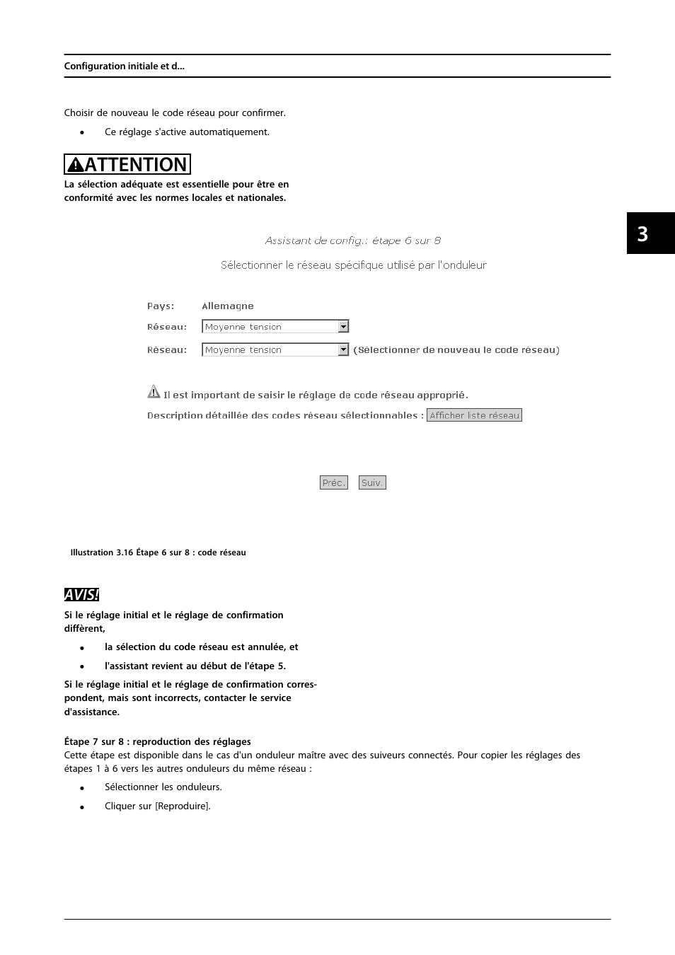 Attention, Avis | SMA FLX Series User Manual | Page 128 / 248