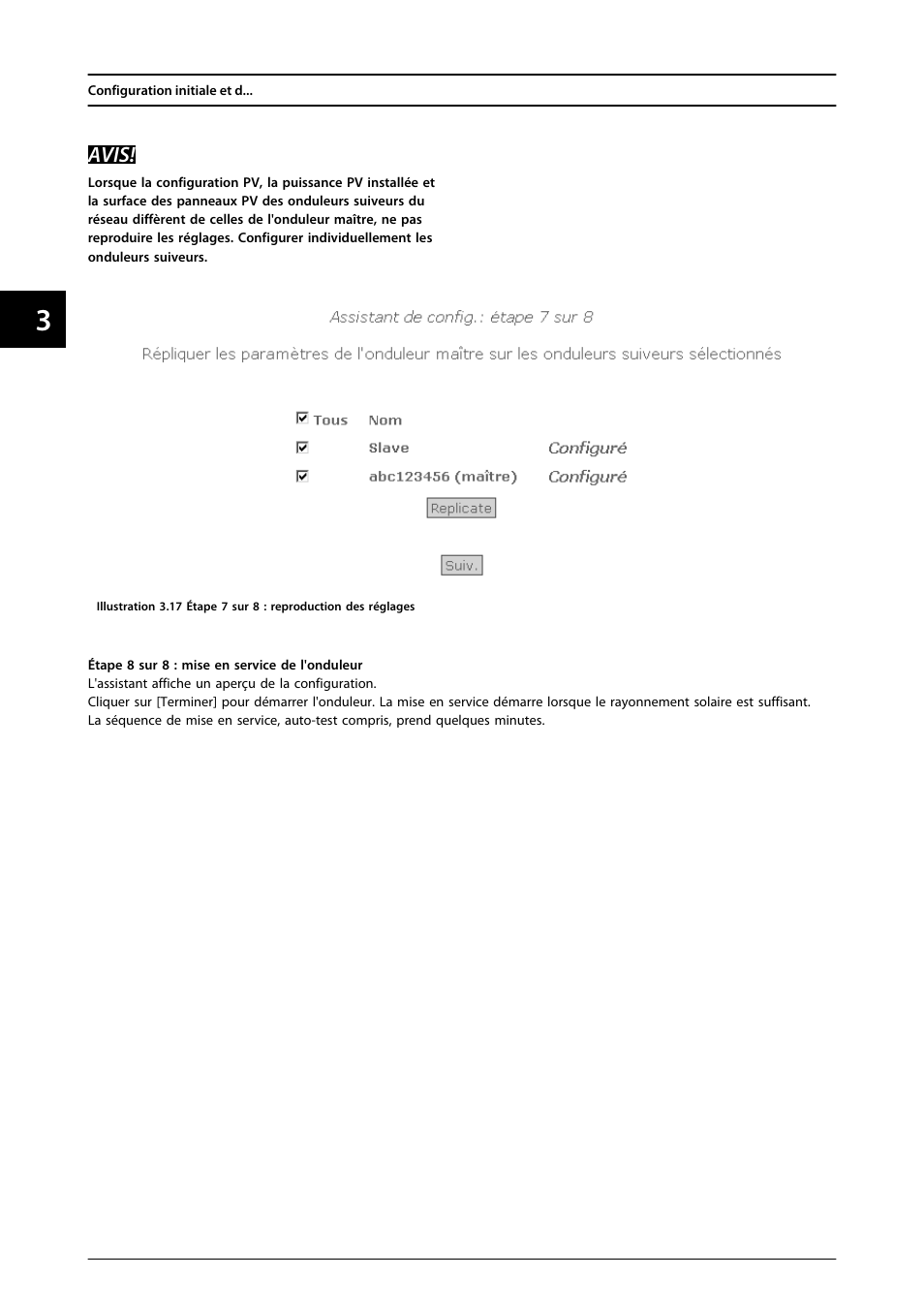 Avis | SMA FLX Series User Manual | Page 129 / 248
