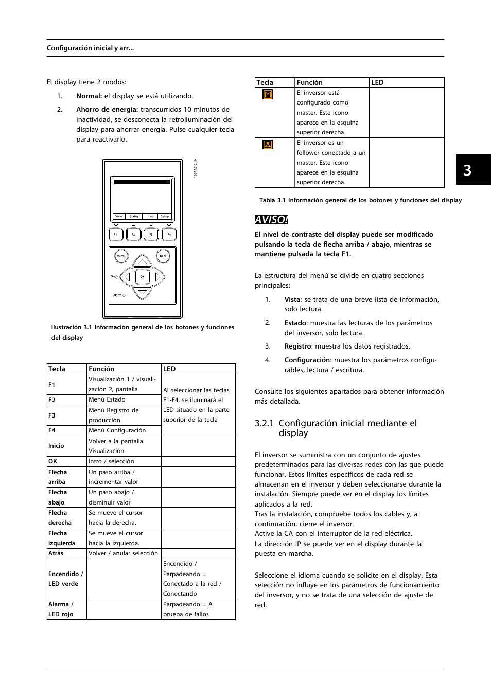 1 configuración inicial mediante el display, Aviso | SMA FLX Series User Manual | Page 168 / 248