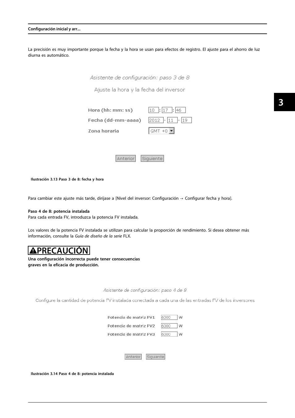 Precaución | SMA FLX Series User Manual | Page 174 / 248