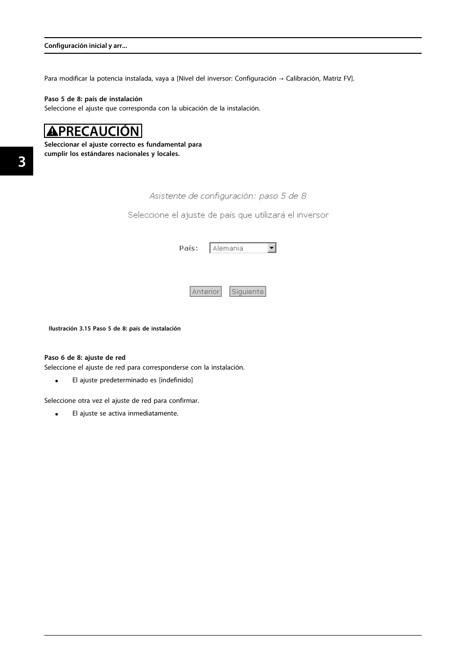Precaución | SMA FLX Series User Manual | Page 175 / 248