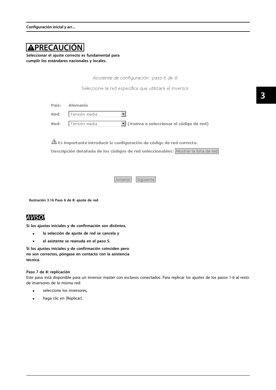 Precaución, Aviso | SMA FLX Series User Manual | Page 176 / 248