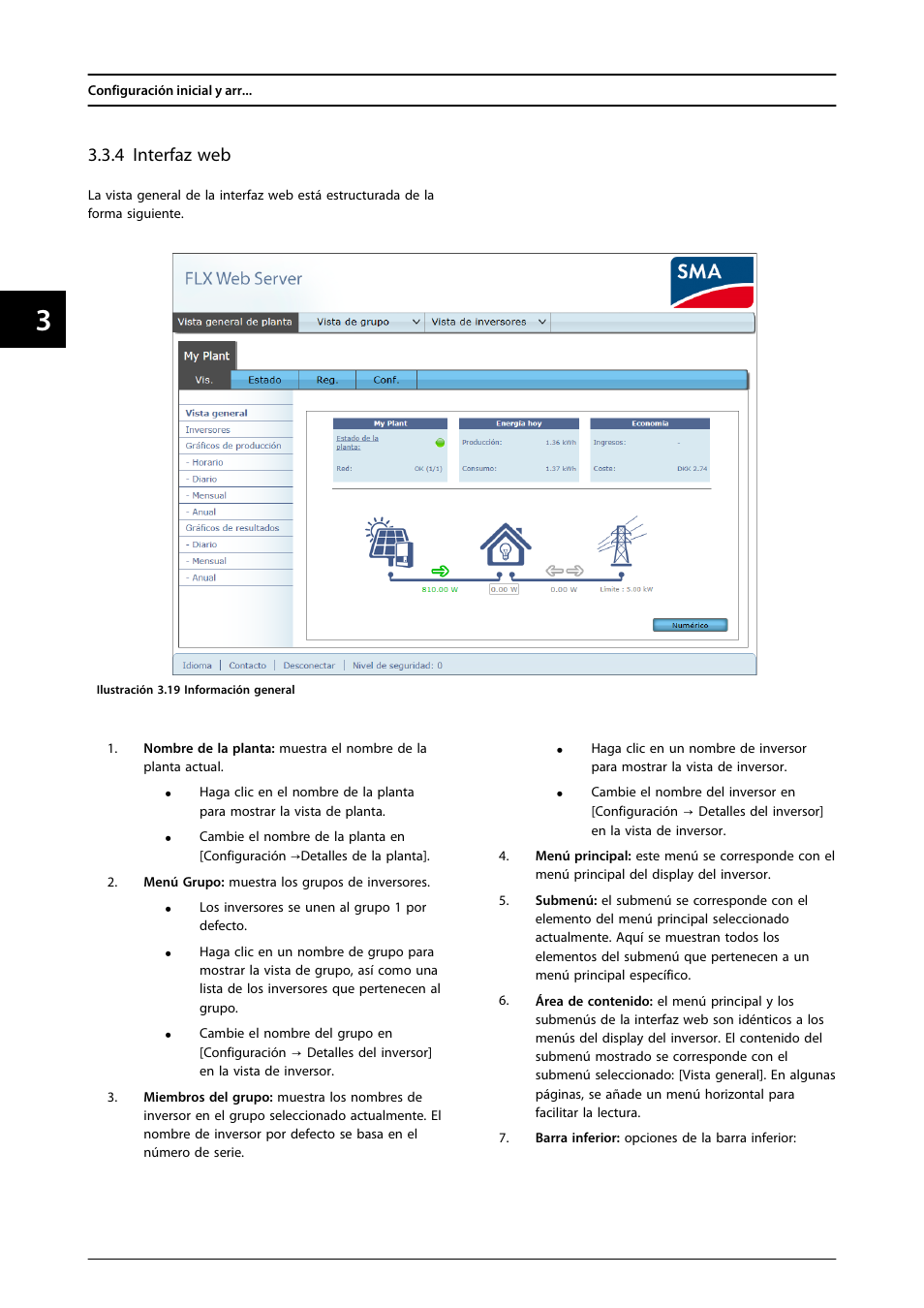 4 interfaz web | SMA FLX Series User Manual | Page 179 / 248