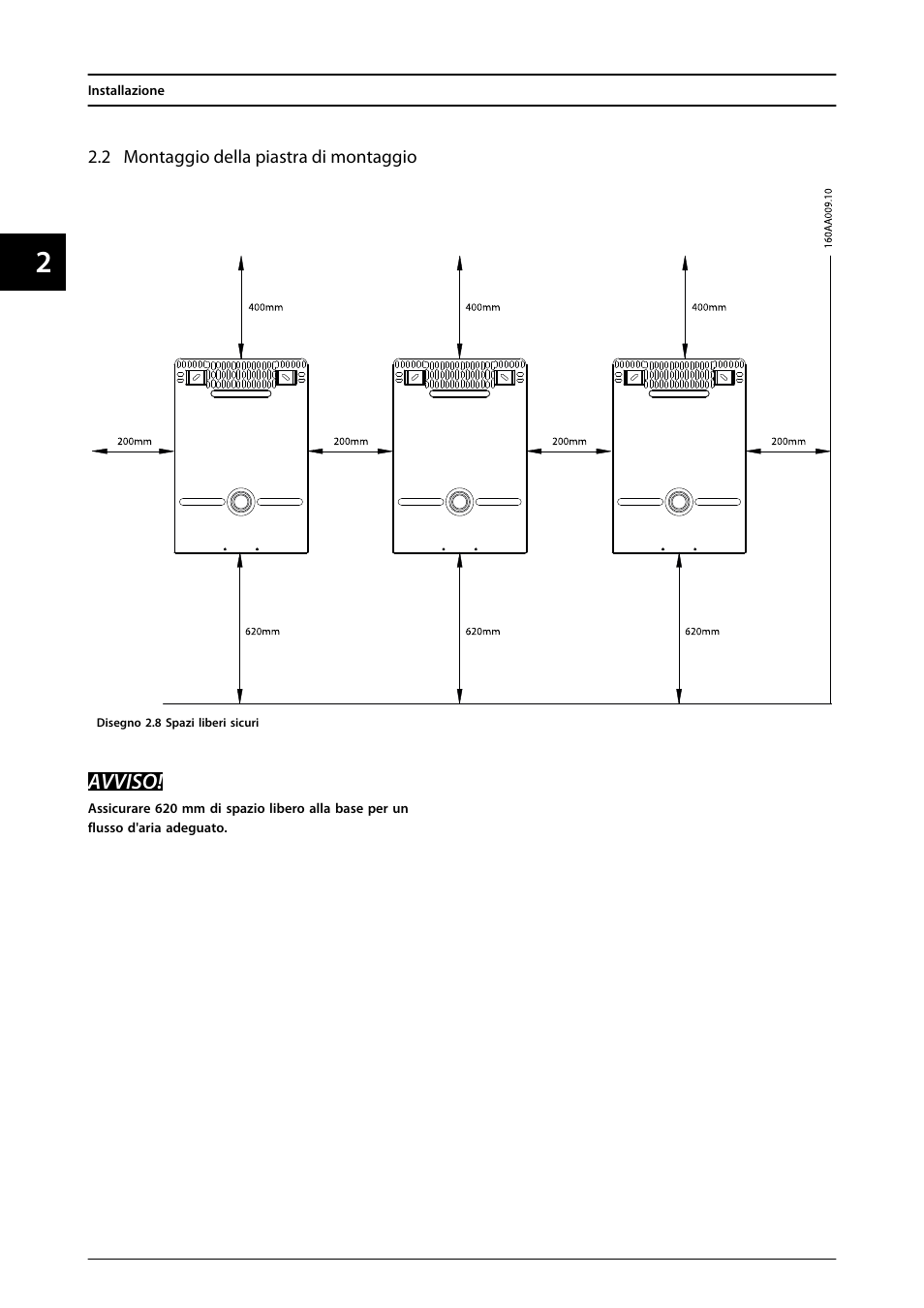2 montaggio della piastra di montaggio | SMA FLX Series User Manual | Page 209 / 248