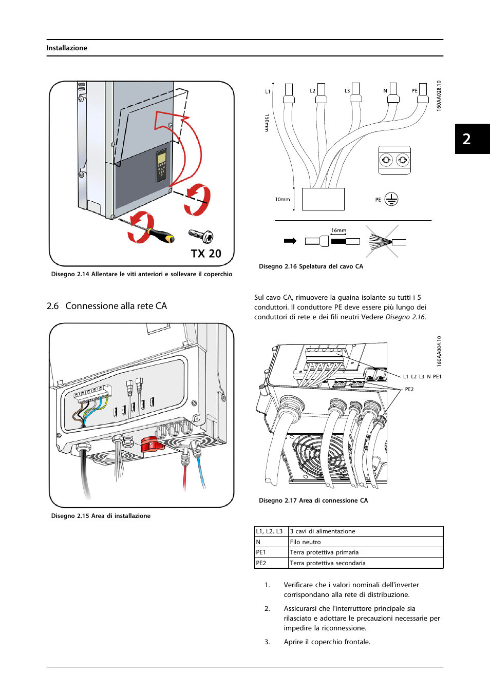 6 connessione alla rete ca | SMA FLX Series User Manual | Page 212 / 248