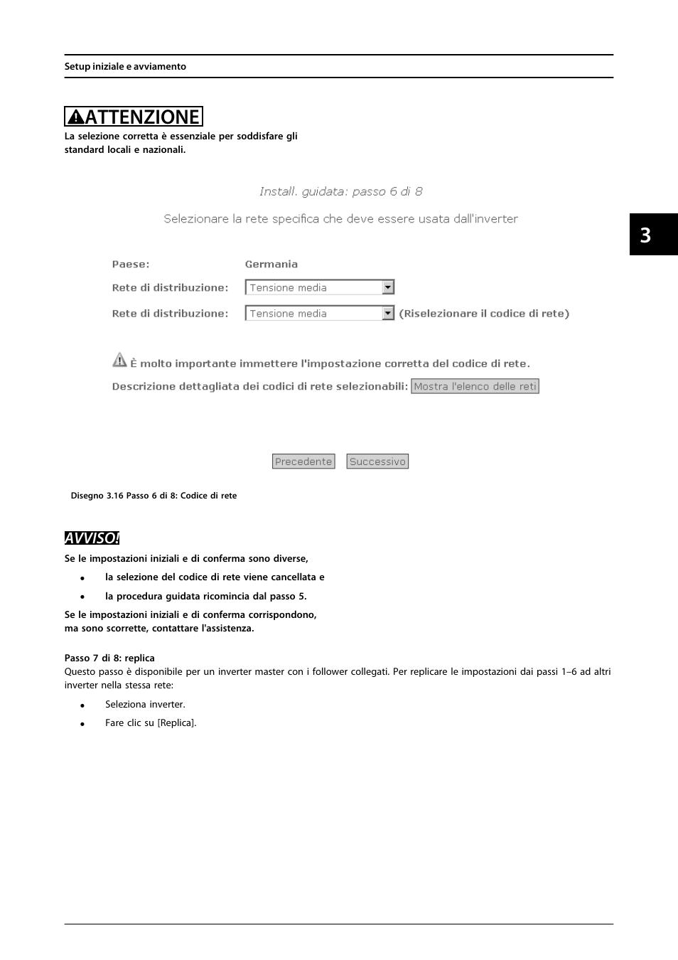 Attenzione, Avviso | SMA FLX Series User Manual | Page 226 / 248