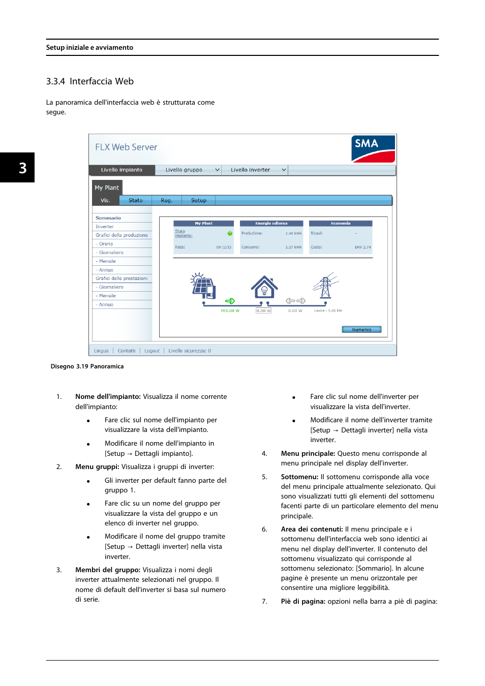 4 interfaccia web | SMA FLX Series User Manual | Page 229 / 248