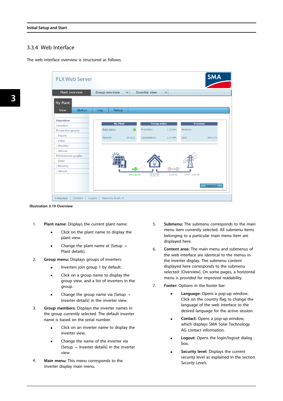 4 web interface | SMA FLX Series User Manual | Page 31 / 248