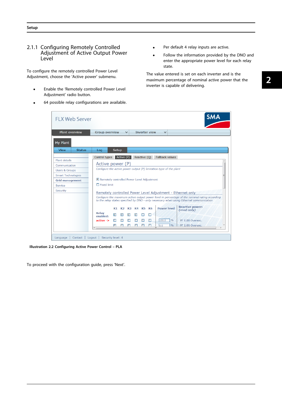 SMA FLX Series PLA Option User Manual | Page 10 / 62