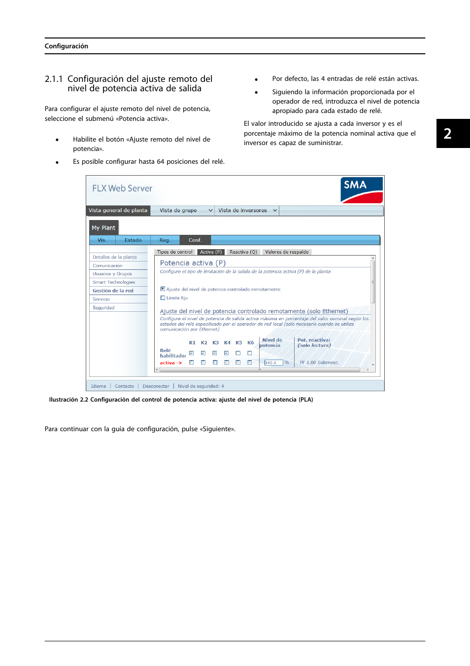 SMA FLX Series PLA Option User Manual | Page 46 / 62