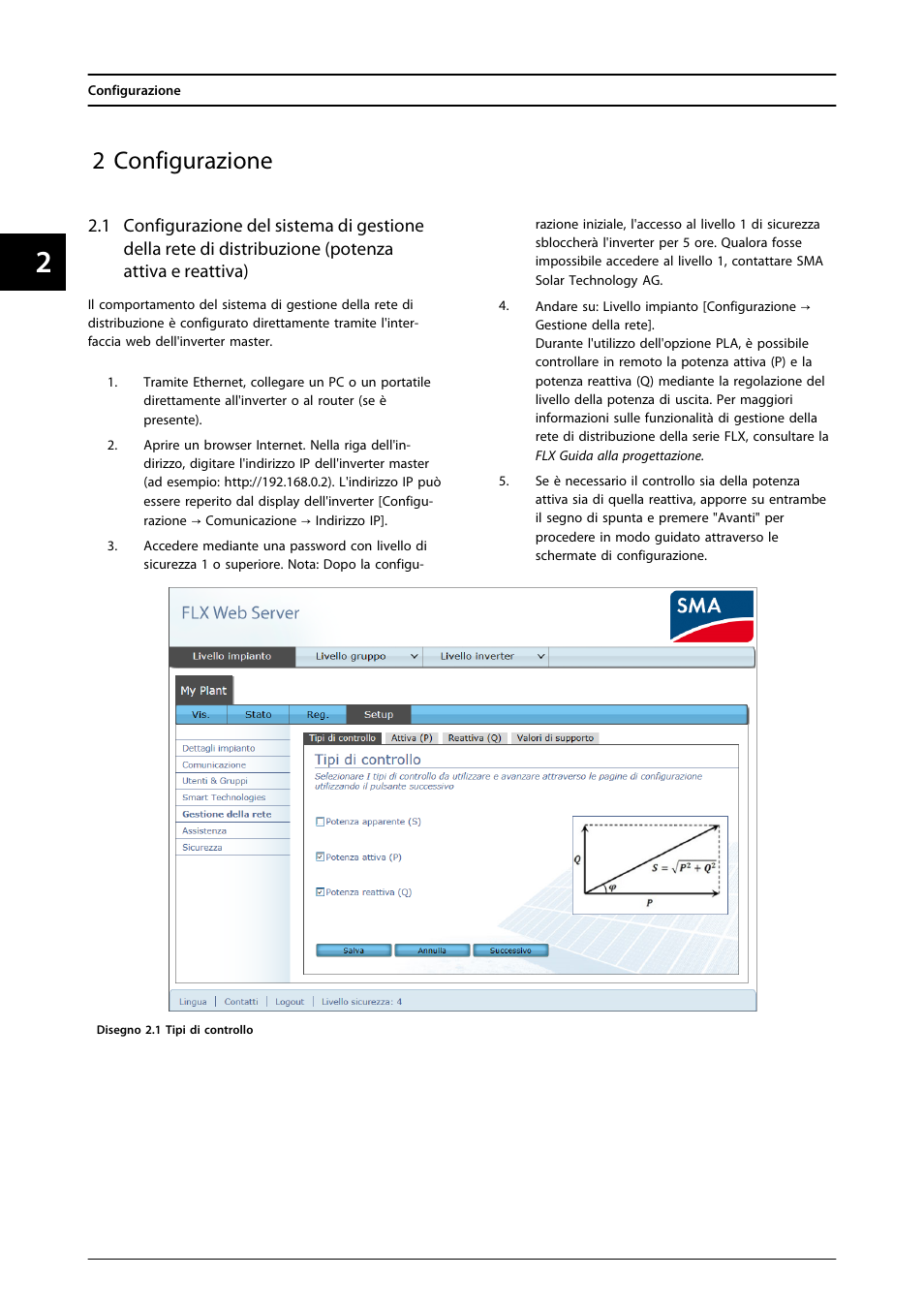 2 configurazione | SMA FLX Series PLA Option User Manual | Page 57 / 62