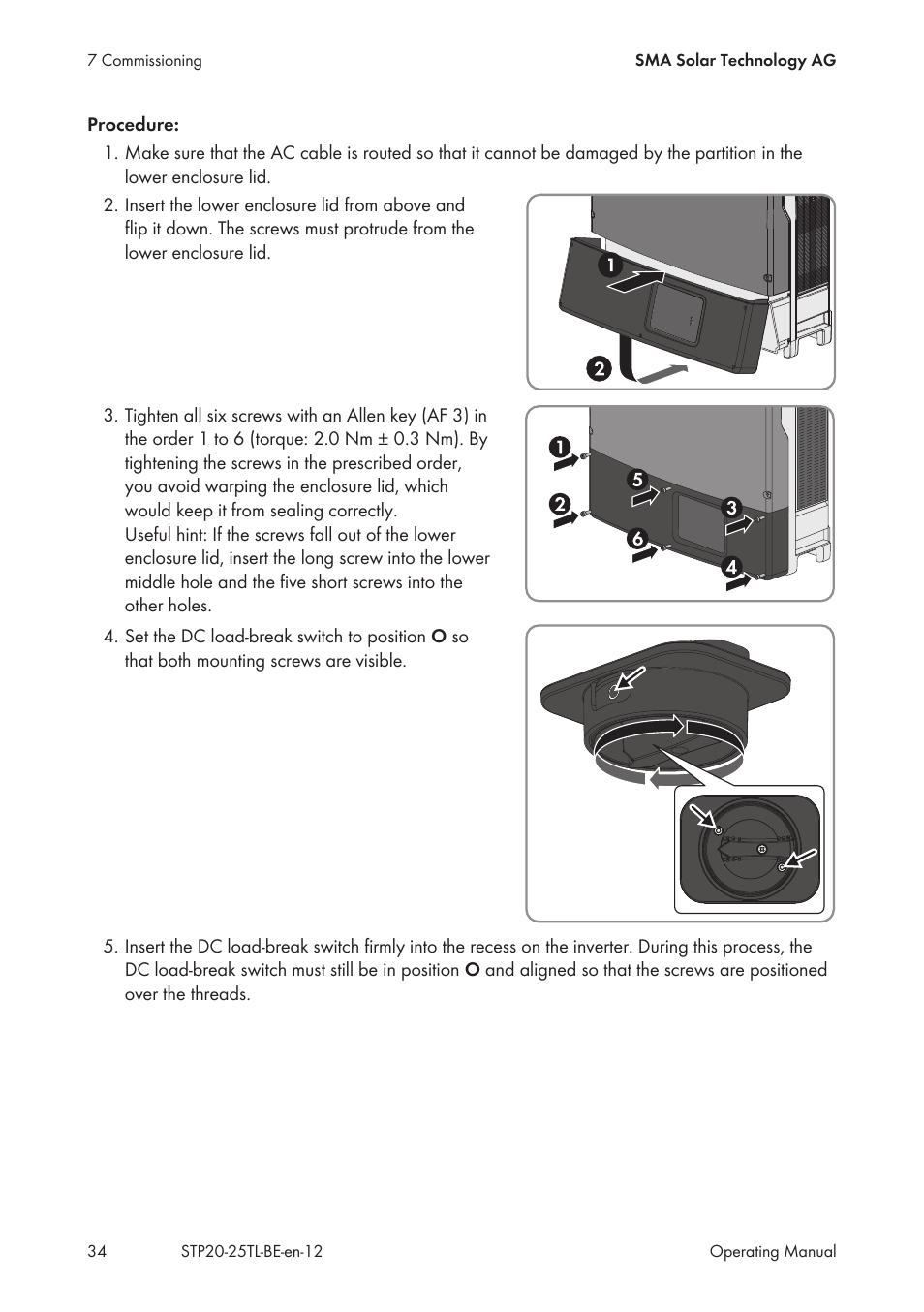 SMA 20000TL User Manual | Page 34 / 52