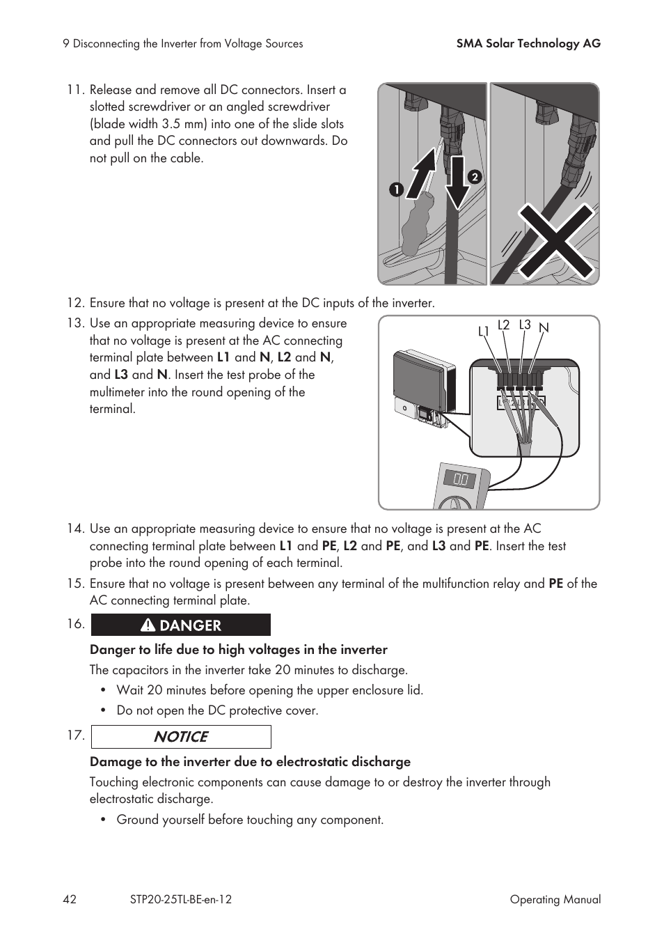 SMA 20000TL User Manual | Page 42 / 52