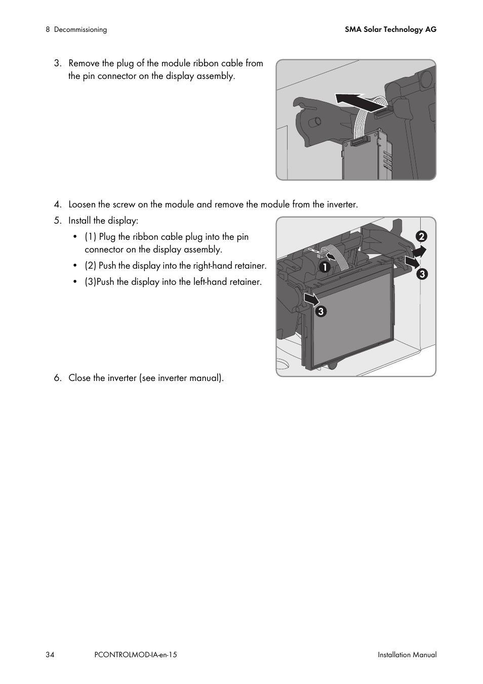 SMA 20000TL Installation User Manual | Page 34 / 40