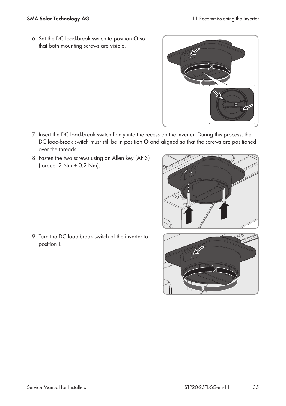 SMA 20000TL Service Manual User Manual | Page 35 / 46