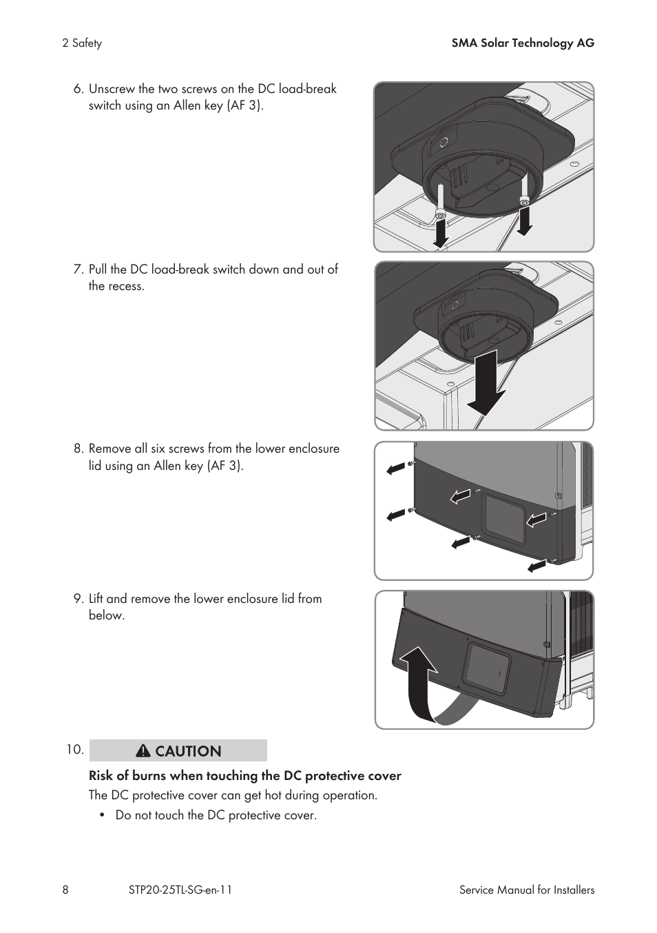 SMA 20000TL Service Manual User Manual | Page 8 / 46