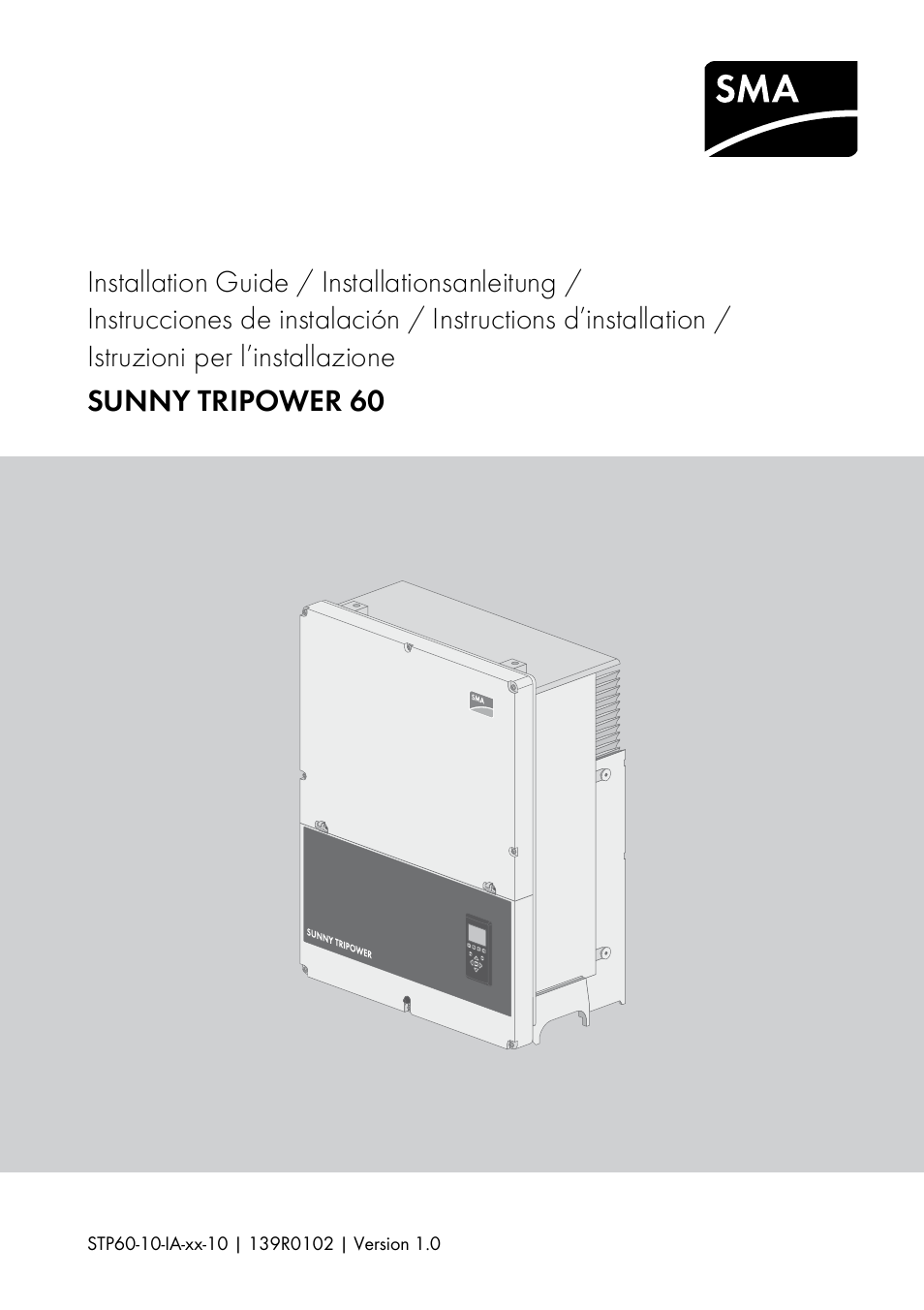 SMA STP 60-US-10 Installation User Manual | 232 pages