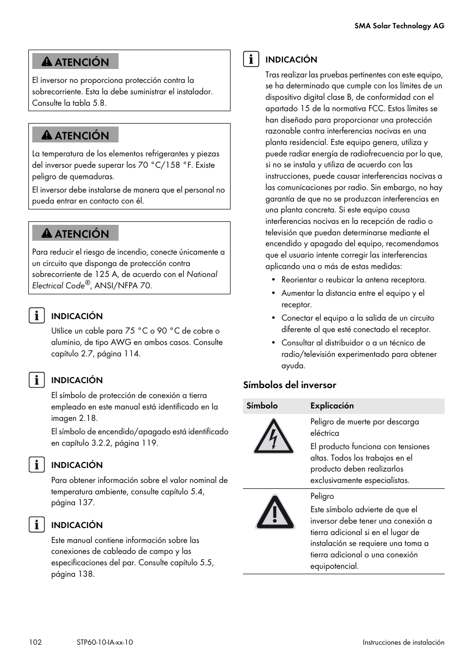 SMA STP 60-US-10 Installation User Manual | Page 102 / 232