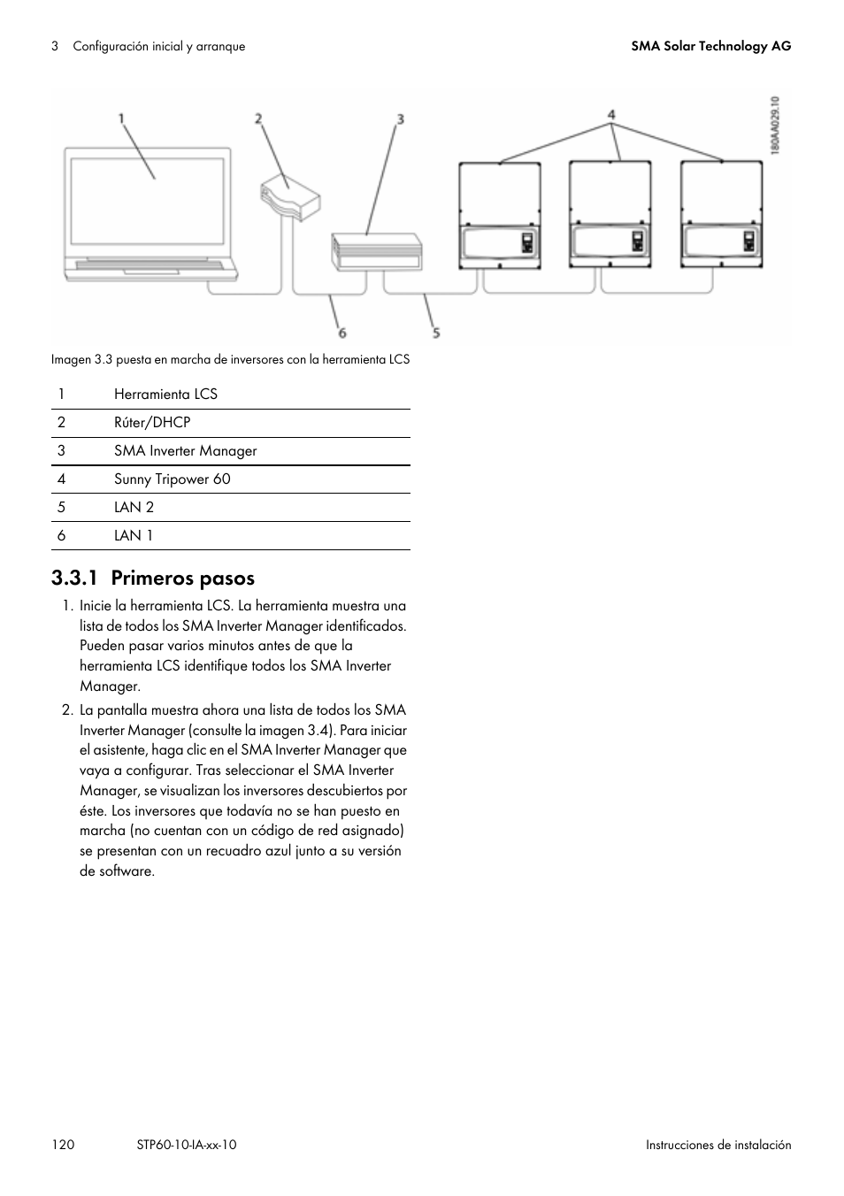 1 primeros pasos | SMA STP 60-US-10 Installation User Manual | Page 120 / 232