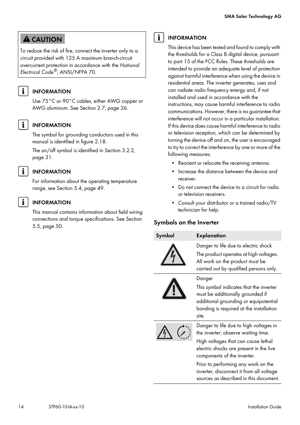 SMA STP 60-US-10 Installation User Manual | Page 14 / 232