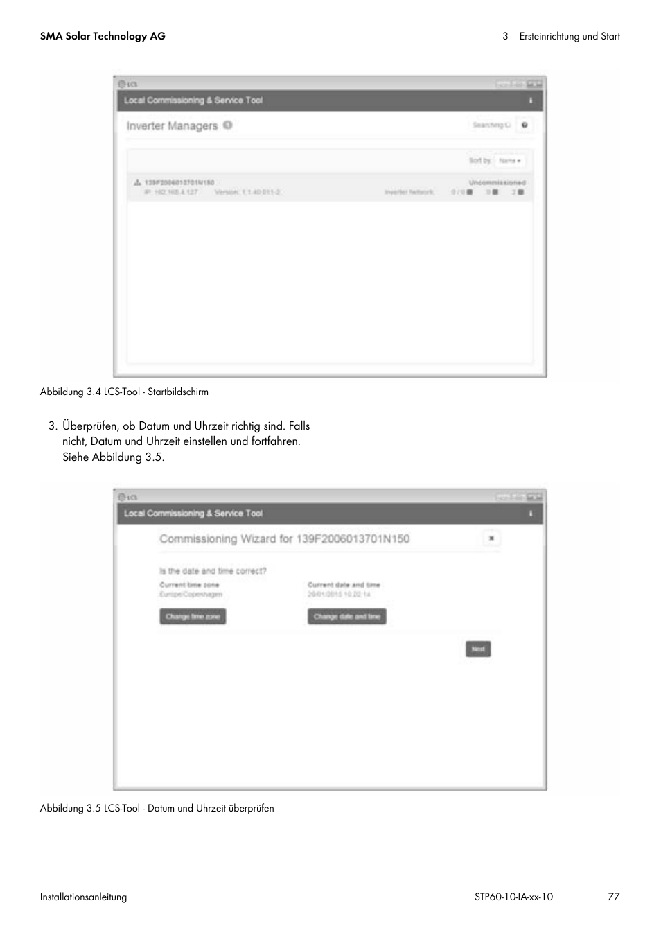 SMA STP 60-US-10 Installation User Manual | Page 77 / 232