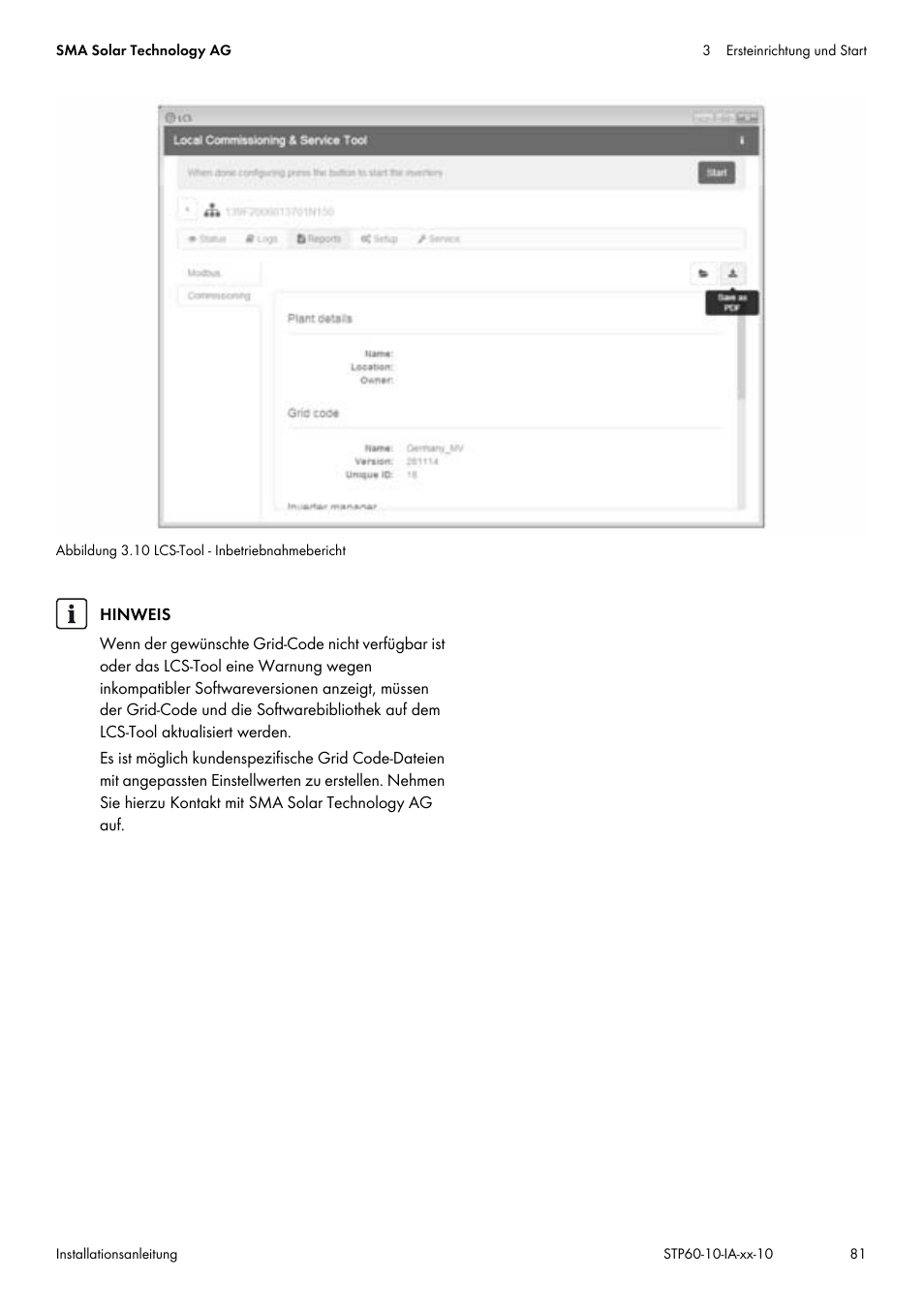 SMA STP 60-US-10 Installation User Manual | Page 81 / 232