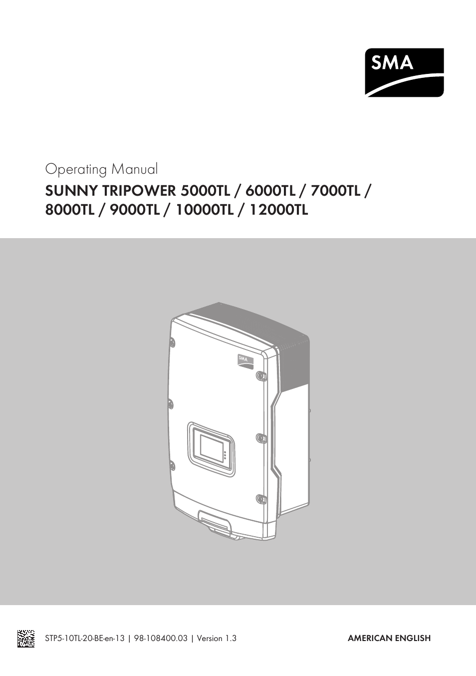 SMA STP 5000TL User Manual | 68 pages