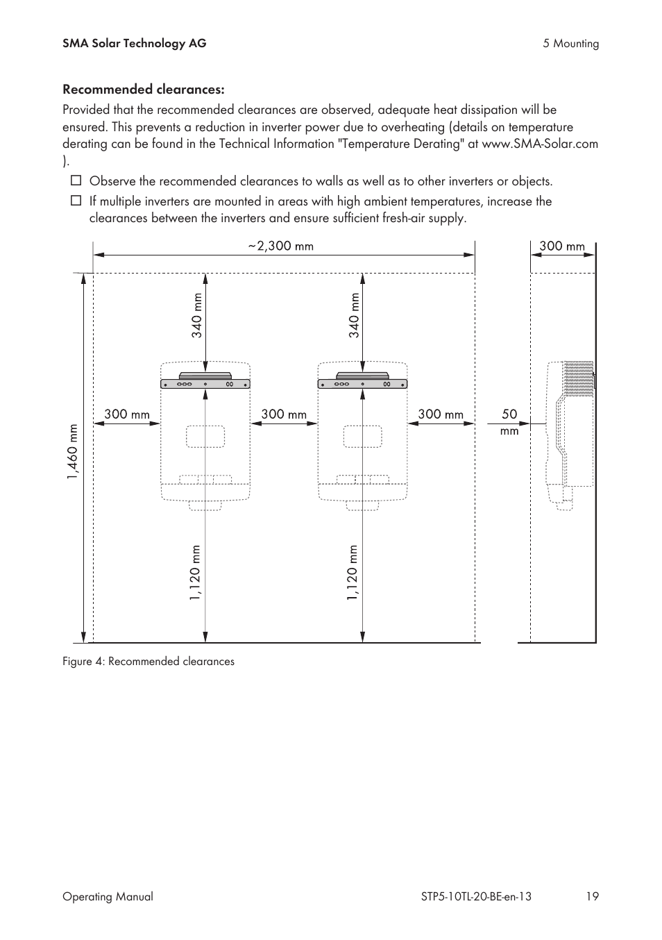 SMA STP 5000TL User Manual | Page 19 / 68