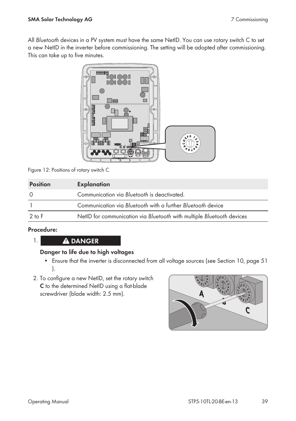 SMA STP 5000TL User Manual | Page 39 / 68