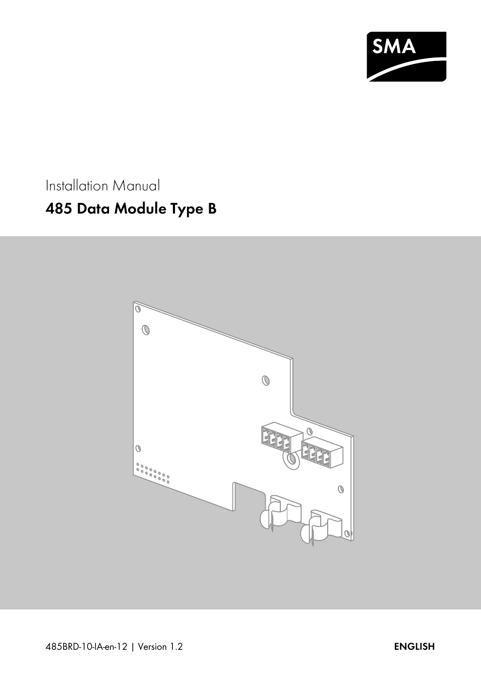 SMA 485 Data Module Type B User Manual | 24 pages
