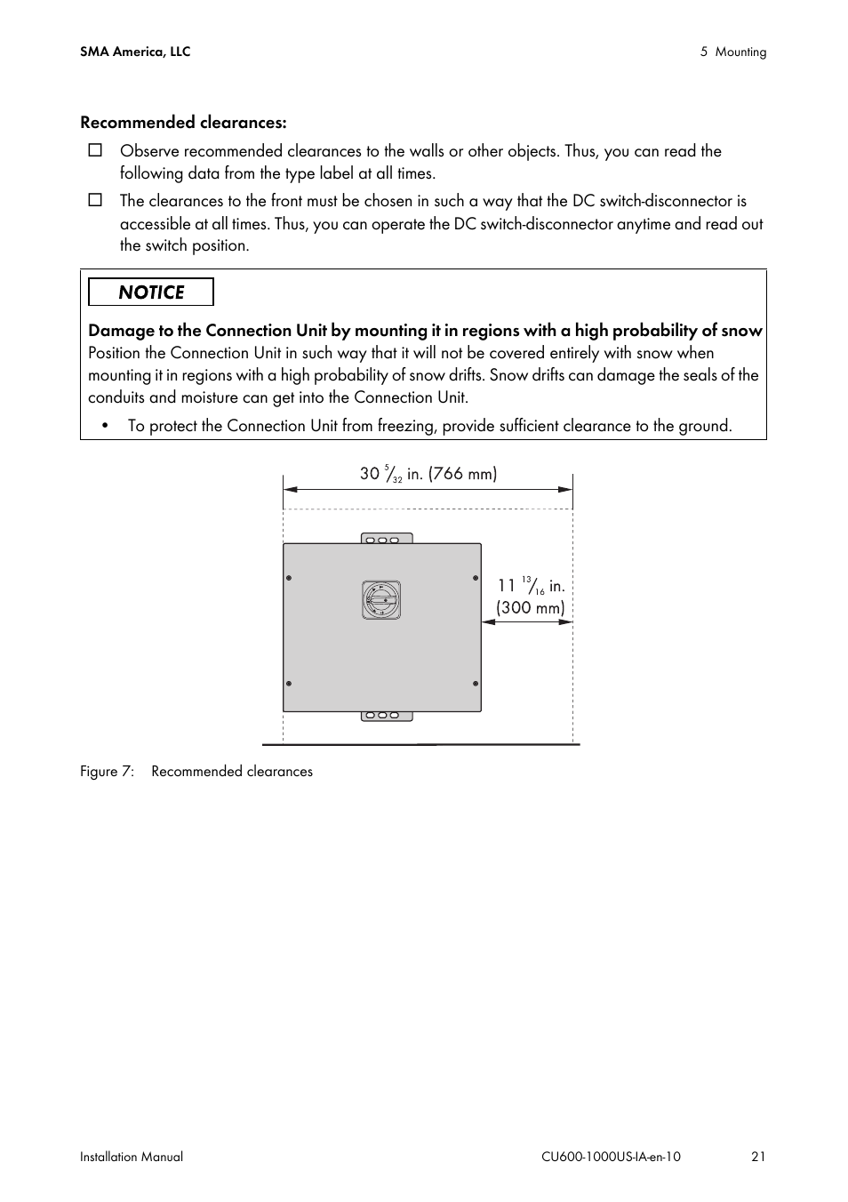 SMA 600-US User Manual | Page 21 / 52