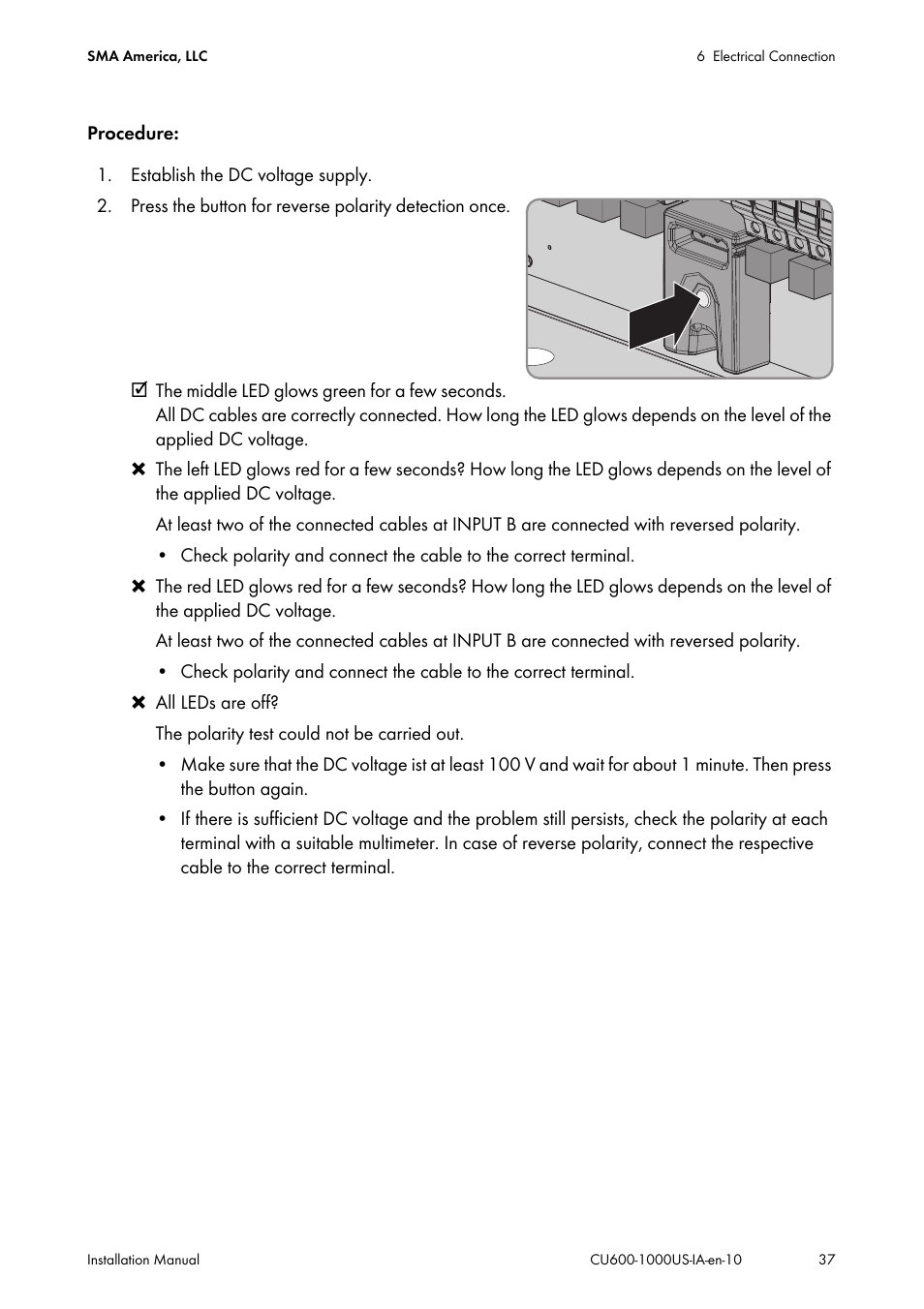SMA 600-US User Manual | Page 37 / 52