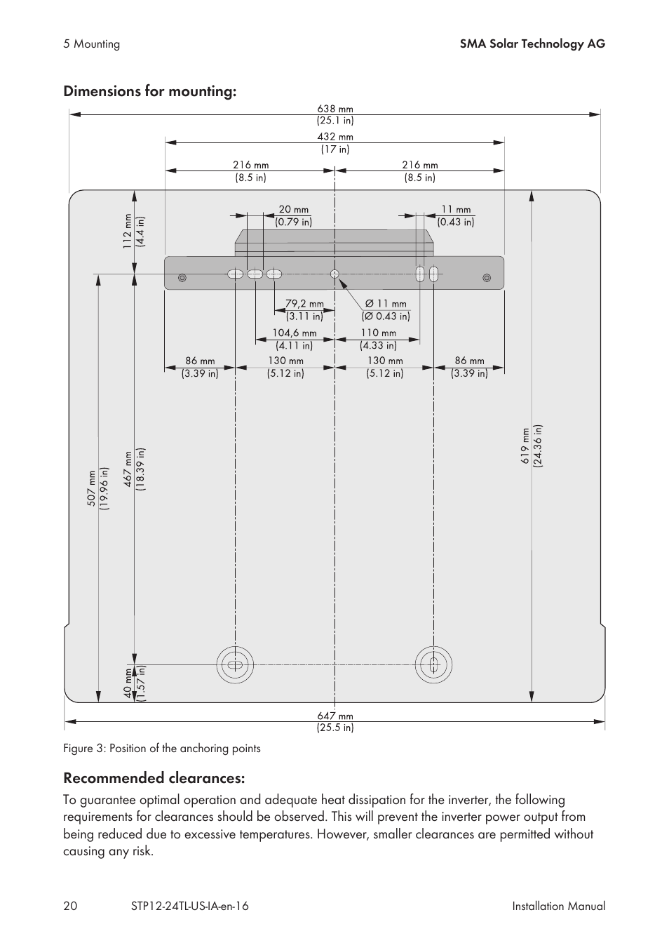 SMA STP 12000TL-US User Manual | Page 20 / 78