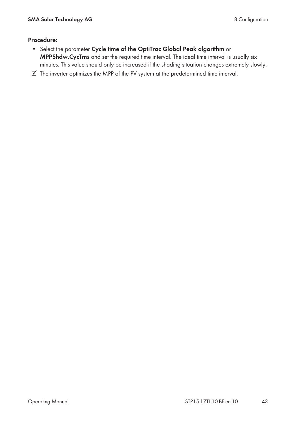 SMA STP 15000TL User Manual | Page 43 / 60