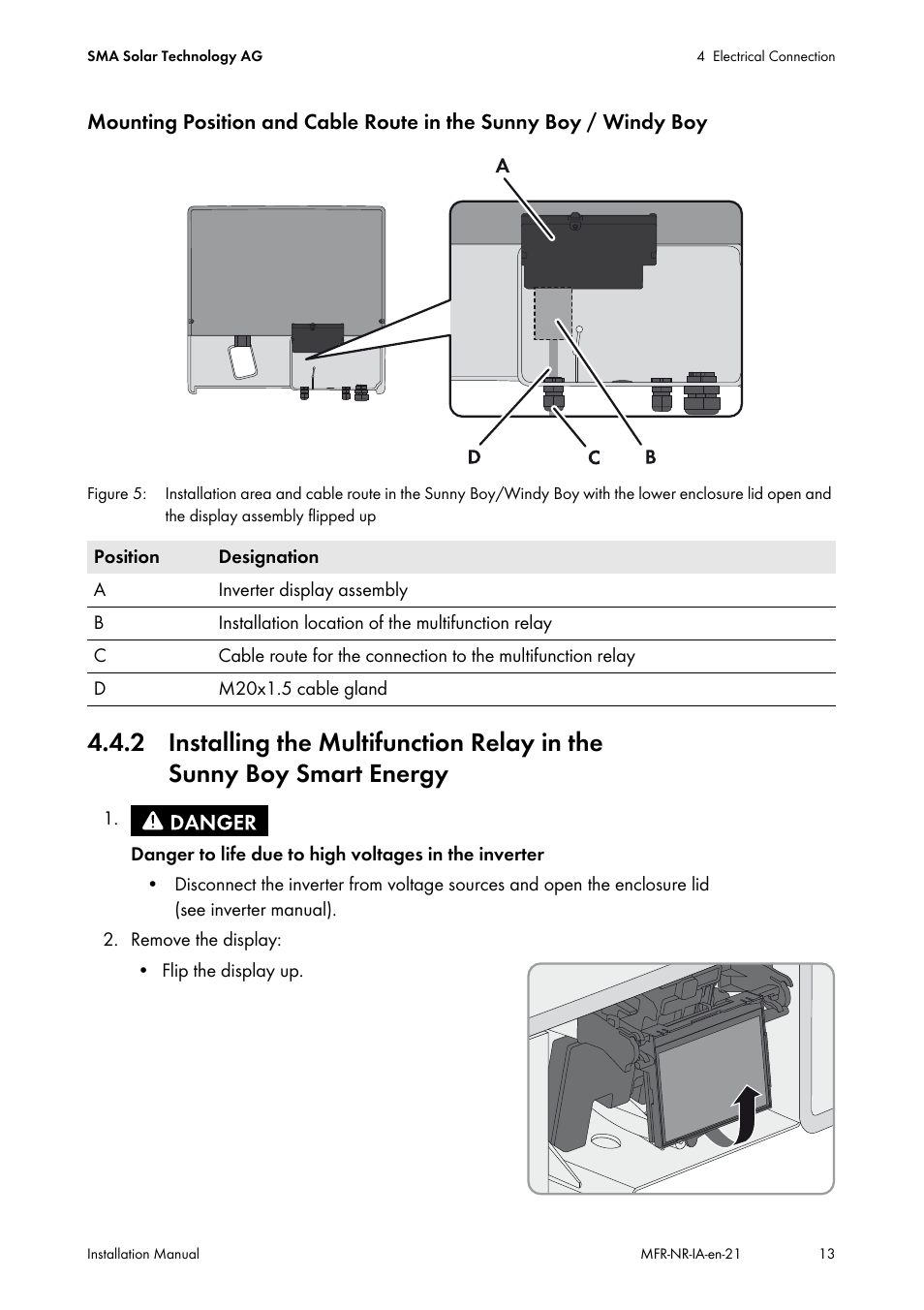 SMA MULTIFUNCTION RELAY User Manual | Page 13 / 32