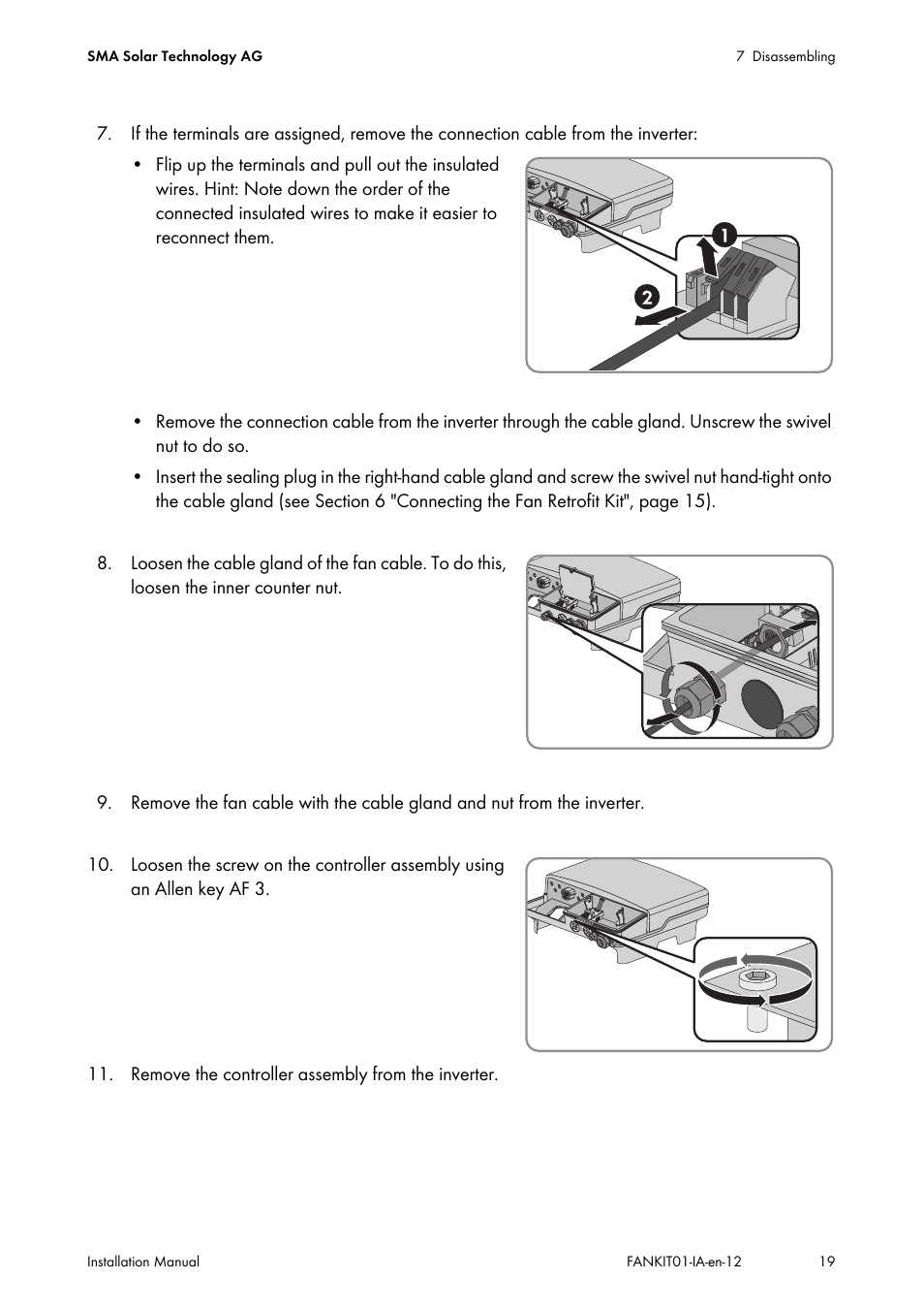 SMA FANKIT01-10 User Manual | Page 19 / 24