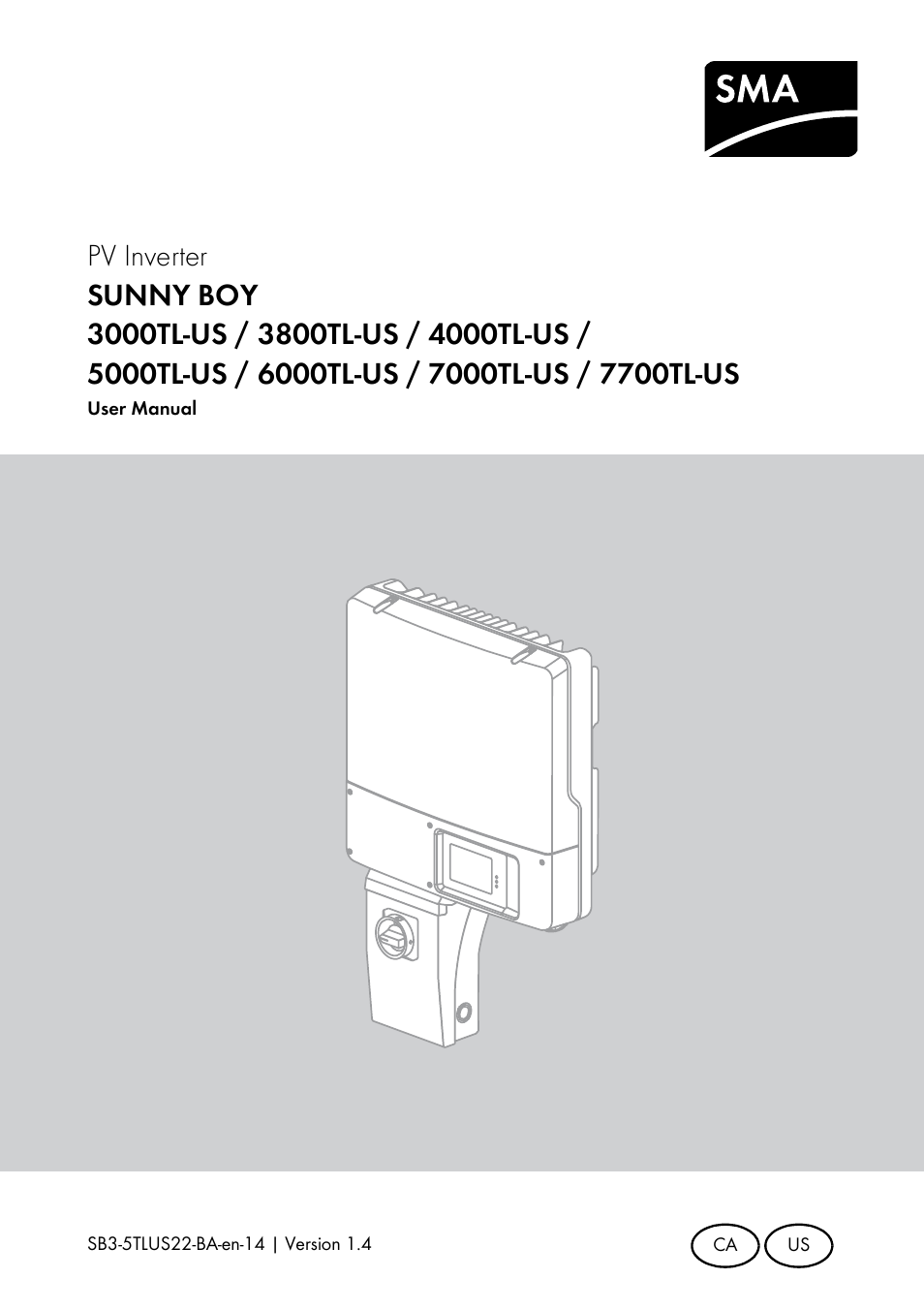 SMA SB 3000TL-US User Manual | 28 pages