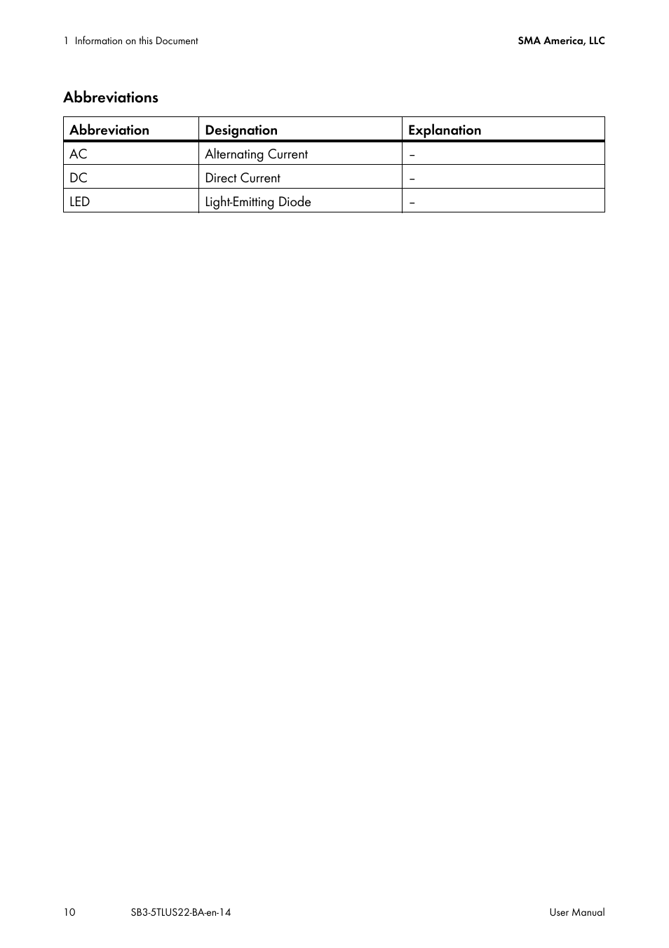 SMA SB 3000TL-US User Manual | Page 10 / 28