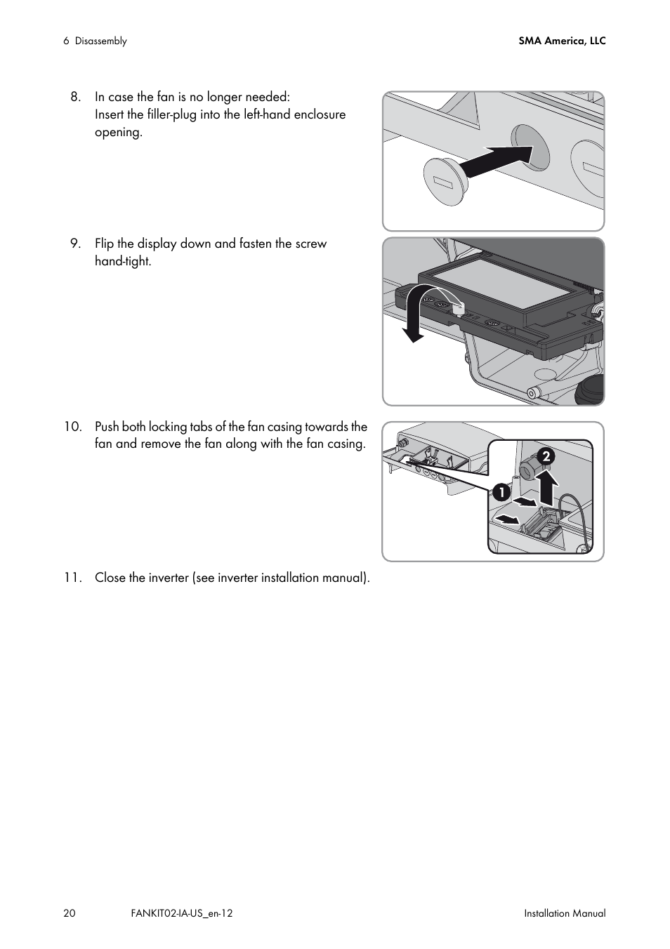 SMA FANKIT02-10 User Manual | Page 20 / 24