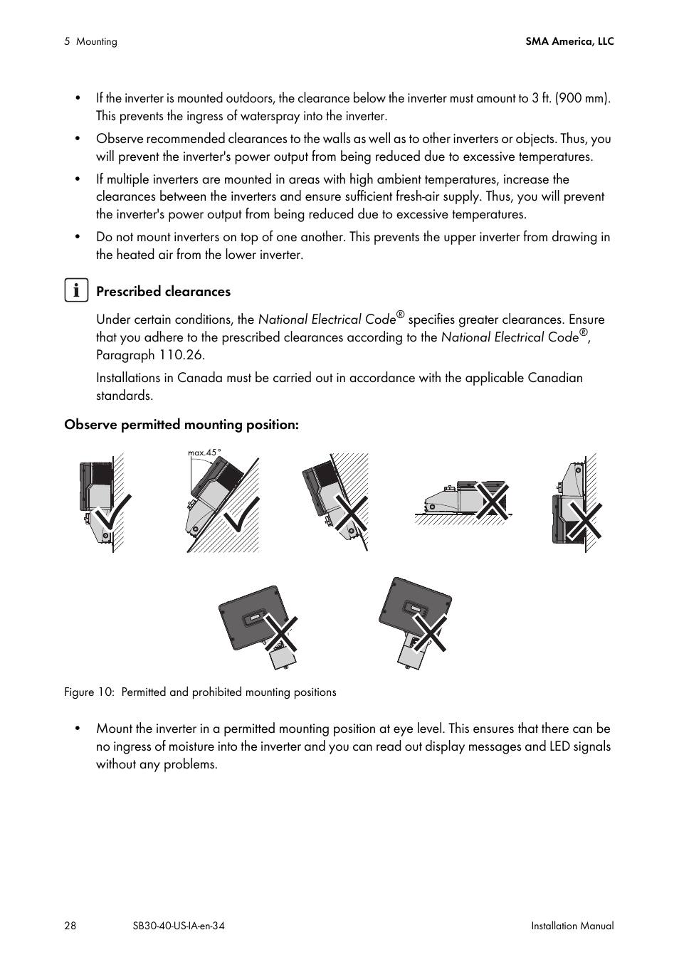 SMA SB 3000-US User Manual | Page 28 / 100