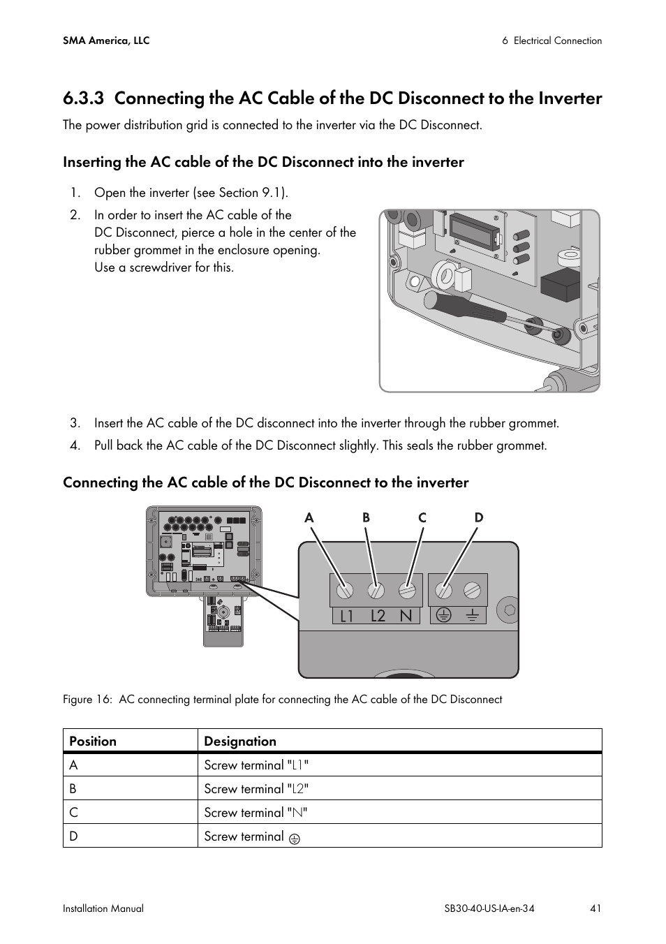 SMA SB 3000-US User Manual | Page 41 / 100