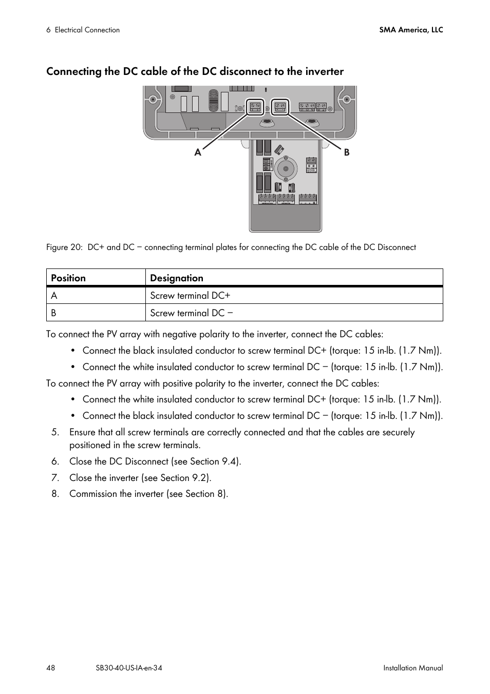 SMA SB 3000-US User Manual | Page 48 / 100